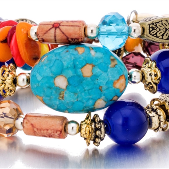 🌈MULTI STONE COLORFUL BRACELET🌈 - Picture 4 of 5